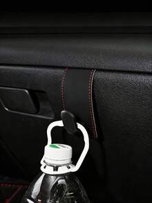 Car Glove Box Hook – Nappa Leather & Zinc Alloy, Holds Wallets, Handbags & Umbrellas, No-Drill Installation, Universal For Passenger Side Multi-Use Storage Organizer,Automotive Interior Accessories - Glove Box Hooks - View 4