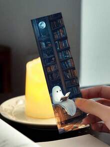 30 piezas Marcapáginas de fantasmas de biblioteca leyendo, fantasmas personalizados, creativos, para marcar páginas de libros, regalos no repetitivos - Multicolor - Ver 6