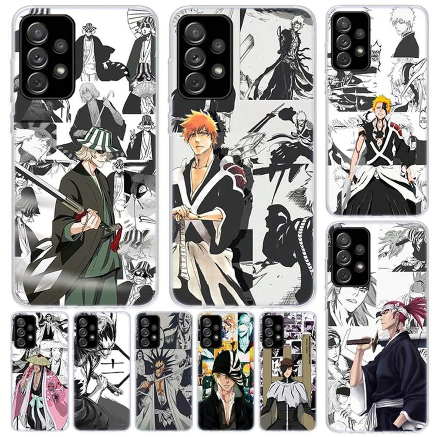 Ichigo Kenpachi Bleach Anime Phone Case For Samsung Galaxy A15 A14 A54 A13 A53 A12 A52S A55 A22 A23 A24 A32 A33 A34 A25 A35 A03S - AN259-1 - 查看 1