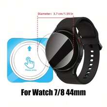 3pcs/Set 9H Auto-Align Tempered Glass Screen Protector For Galaxy Watch 7/8 (40mm/44mm/46mm/47mm), Scratch-Resistant, Durable, New Release, Top Choice Watch Accessory, Easy Installation, High Definition, Bubble-Free - 3PCS - View 4