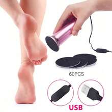 BANBERS Electric Foot Callus Remover, Electric Foot File For Callus Removal, Best Pedicure Tool, Foot Cleaner, Foot Scrubber For Dead Skin And Dry Heel Cracks - Pink - View 2