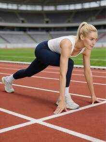 OKP 5pcs Women's High-Waisted Tight Yoga Pants Set With Pockets, Compression Leggings For Sports, Fitness, Running - Nhiều màu - Xem 6