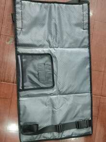 1 pieza Cama de avión para niños pequeños, asiento de avión extensor de cama de viaje para niños, esencial de viaje, avión portátil, reposapiés para cochecito/debajo del escritorio, necesidad de viaje para bebés - Multicolor - Ver 11