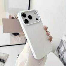 Ốp lưng silicon chính hãng cho iPhone 17 Air 16 15 14 13 12 11 Pro Max Plus, thiết kế nhẹ. - Trắng tinh khiết - Xem 2
