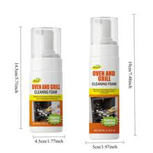 H4Cacle 烧烤炉清洁剂 | 烧烤炉泡沫清洁剂 | 户外厨房烧烤炉清洁工具 | 厨房泡沫清洁剂 | 家用炉灶和抽油烟机清洁剂 - 4120 - 查看 2