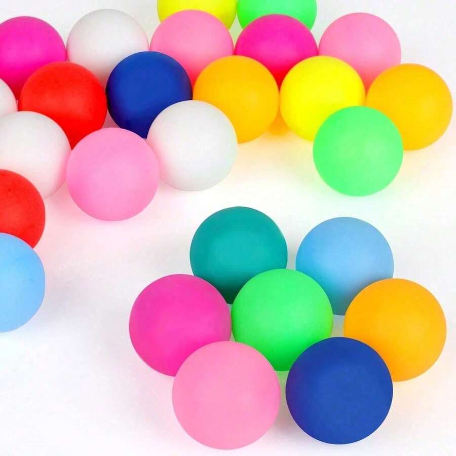 28 Pcs Ping Pong Balls, 40mm Table Tennis Balls, Ping Pong Balls For Game Or Arts - Multiple Colors - View 1