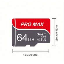 Bliksem 1张容量可选128GB/64GB/32GB/16GB/8GB/4GB的TF卡，带适配器，完美扩展安卓智能手机、数码相机、车载音响和便携式游戏机的存储空间。 - 紅灰 - 查看 9