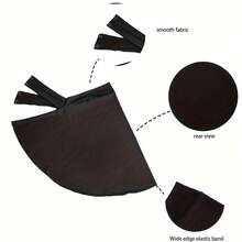 优雅女士可调节透气头巾帽 - 轻便穆斯林头巾帽，带纽扣，适合日常和特殊场合 - 彩色 - 查看 5