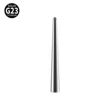 1件装 G23 钛合金凹形扩耳器 耳廓扩张器 专业插入针 穿刺饰品