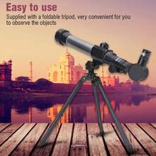 High-Definition Astronomical Telescope For Children | Beginner Telescope For Observing The Moon And Stars | STEM Educational Toy For Young Astronomers | Portable And Easy-To-Set-Up Telescope, Ideal Gift For Boys And Girls