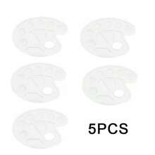 1pc 10-Well Plastic Palette - Durable White Art Mixing Tray With Round Indents, Suitable For Gouache, Acrylic And Watercolor Paints, Ideal For Artists And Hobbyists, Painting Supplies, Art Supplies | Contemporary Aesthetics | Sturdy Plastic - Multicolor - View 6