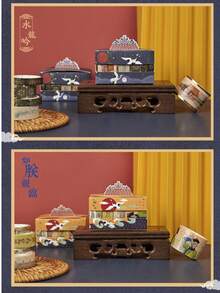 Bộ 5 cuộn băng dính Washi kiểu Trung Quốc, họa tiết Cổng Tử Cấm Thành, giấy dán tường họa tiết truyền thống phong cách cung điện hoàng gia, đồ dùng văn phòng phẩm. - Keo dán Hexi - Xem 8