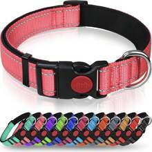 High Strength Nylon Dog Collar - Reflective Nylon Dog Collar, Suitable For Small To Large Dogs Anti-Pull Training Collar - Gentle Control, Durable, Valentine's Day Pet Gift