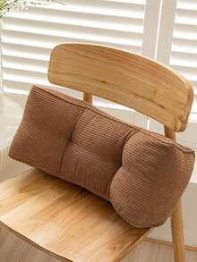 Office Seats, Lumbar Support 1PC Cushions, Simple And Long-Lasting Waist Protection Tools, Lumbar Pillow Backrests, Nap Pillows, Backrest Cushions, New Models - Coffee Brown - View 12