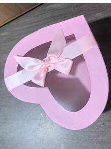 1pc~4pcs Heart-Shaped Bow Gift Box, Transparent PVC Soap Flower Box, Flower Box, With Lid, Ribbon And Clear Box, For Father's Day, Mother's Day, Valentine's Day, Birthday, Couples, Etc., - Multicolor - View 13