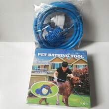 Pet Bathing Brush, Silicone Massage Brush With Sprayer, Cat Dog Cleaning Brush, Bathing Brush With Shower Head - Multicolor - View 14