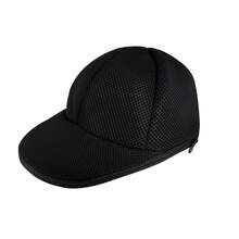 Túi giặt lưới nhựa bền chắc có khóa kéo dành cho mũ - Thiết kế thoáng khí giúp giữ dáng mũ, thích hợp giặt và sấy bằng máy, bảo vệ mũ, thiết kế lưới mềm mại, cấu trúc lưới thoáng khí, chăm sóc quần áo, khóa kéo, chất liệu nhẹ, túi phơi khô, dành cho người đam mê thể thao, túi giặt. - màu đen - Xem 5