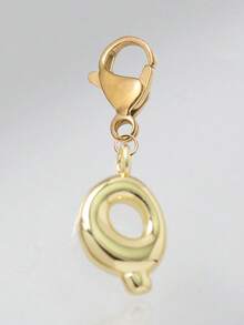 1Pc Lucky Keychain, Letters A-Z Pendant, Shiny Alloy Bag And Backpack Pendant, Perfect Gift For Birthdays And Special Occasions Keychain Ring Bag Backpack Pendant Car Pendant Gift For Women And Men, Wallet And Handbag Additions, Bag Pendant, Wallet Pendant, Lady Keychain Valentine's Day Gifts For Women: Car Keychains - Multicolor - View 11