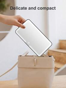 3-Mode Lighted Vanity Visor Mirror, Rechargeable Adjustable Brightness Touch Control Travel Makeup Mirror, Suitable For Trucks And SUVs - Style a - View 12