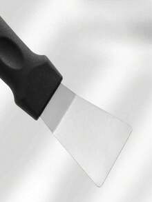 14cm Straight/Curved Scraper, Pot Bottom Scraper, Degreasing Tool, Black Tar Scraper, Refrigerator Defrosting Scraper, Kitchen Cleaning Tools - Black - View 3