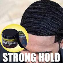 113g Aceite para el cabello negro: Fortalece y previene la rotura y el encrespamiento del cabello, adecuado para cabello rizado/natural, proporciona un peinado suave y brillante sin grasitud. Aplica una pequeña cantidad a diario para el cuidado y el peinado diario del cabello. - Pomada para ondas*113 g - Ver 6