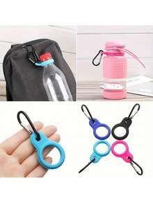 1 cái móc treo bình nước thể thao ngoài trời, giá đỡ đồ uống bền chắc, cũng có thể được sử dụng như móc leo núi di động và kẹp bình nước chạy bộ giải trí, phụ kiện ba lô thiết thực và quà tặng Giáng sinh, giá đỡ bình nước leo núi, móc khóa leo núi, chạy bộ, móc treo bình nước thể thao ngoài trời, dụng cụ kẹp bình nước bằng silicon - Nhiều màu - Xem 7