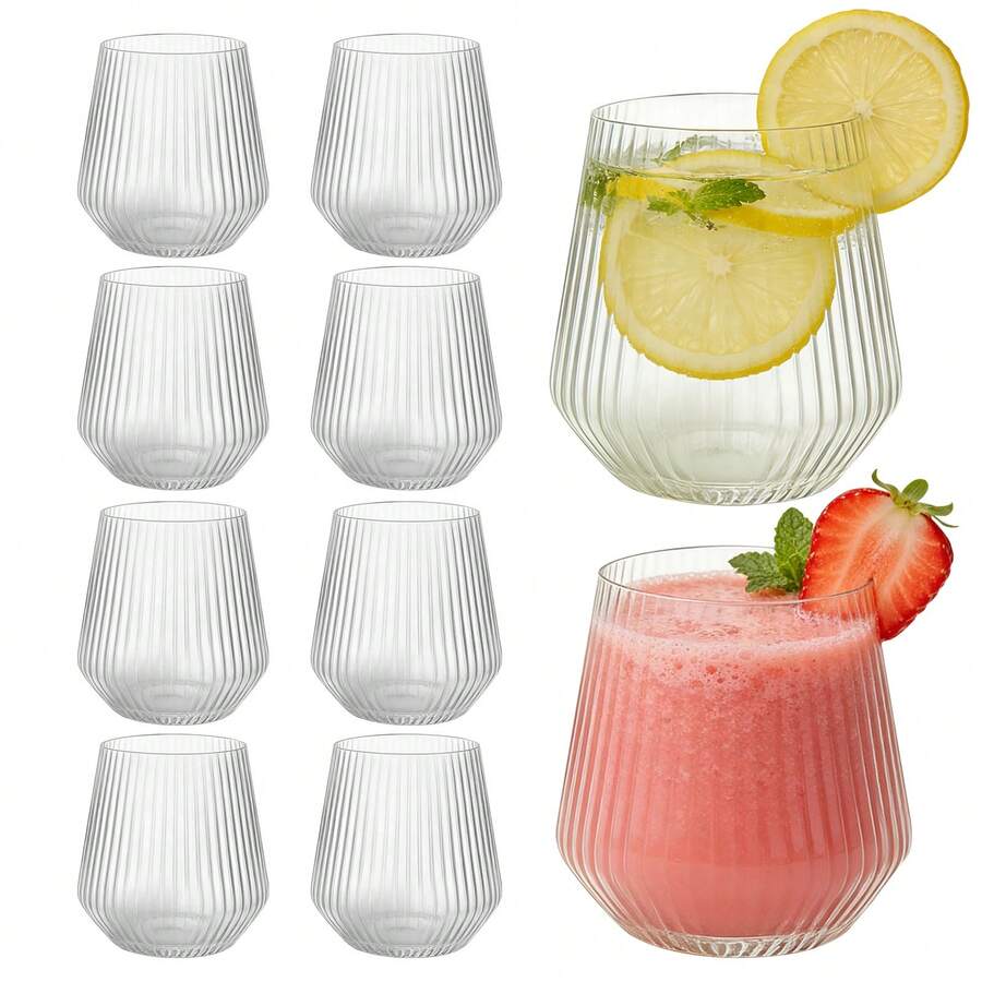 40 Pack Plastic Wine Glasses 12oz Disposable Cocktail Glasses Cups For Weddings Bars Holidays Party Daily Use - 40Pcs Clear - View 1