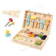 TendenciaConjunto De Herramientas De Madera Para Niños Pequeños,Calidad premium - 1 - Ver 7