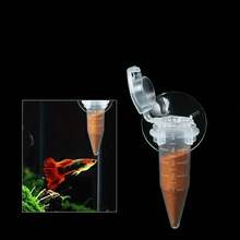 2pcs Automatic Fish Feeder, Battery-Free, Shrimp Feeding Device, Durable Cone-Shaped Feeding Cup, Suitable For Fish Tank, Aquarium - A - View 2