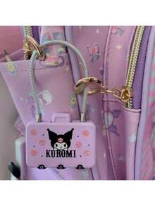 SANRIO 1个三丽鸥现代简约迷你密码锁 - 可爱Hello Kitty Kuromi Cinnamoroll My Melody 钢丝防盗头盔/包包挂锁 - 彩色 - 查看 4