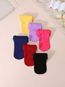 Bộ 6 chiếc quần tất nhiều màu sắc kẹo ngọt cho bé gái, siêu mỏng, chống nắng UPF 50+, thoáng khí, thích hợp cho mùa xuân/hè. - Nhiều màu - Xem 17