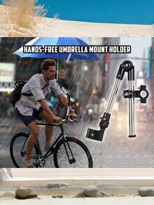 180° Adjustable Baby Stroller Umbrella Holder, Umbrella Clip For Bicycle, Wheelchair, Walker, Stroller, And Chair, Extendable Bracket - Multicolor - View 3