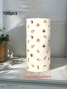 Reusable Kitchen Paper Towels, Disposable Cleaning Wipes, Highly Absorbent, Non-Stick Oil, Roll-Up, Random Patterns, Suitable For Kitchen, Car, Living Room, Bathroom, Bedroom And Other Occasions, Essential Kitchen Cleaning Item And Decorative Kitchen Accessory - Multicolor - View 12
