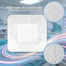 纱布（2种款式）- 30片装 - 无纺布底纱布垫 - 柔软透气，适用于紧急敷料，亲肤，易于移除，不粘皮肤黏液 - 彩色 - 查看 2
