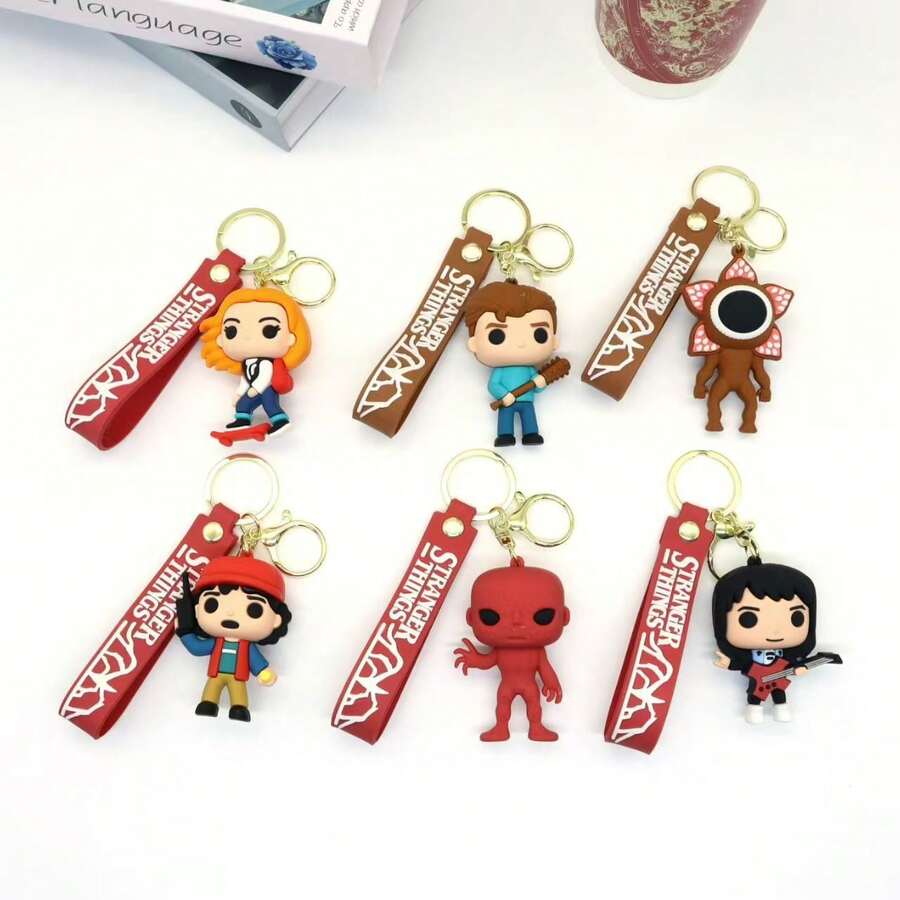 1pc Doll Keychain, Unisex Car Key Chain, Bag Pendant, Random Style, New Year, Valentine's Day, Easter Gift - Multicolor - View 1