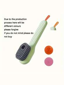 1 Shoe Cleaning Brush With Lightweight Portable Design For Scrubbing Shoes And Underwear - Multicolor - View 10
