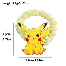 pocket monsters 6pcs The Hair Ties And Hair Accessories From The Pokémon Pikachu Series Are Stylish And Versatile, With Cute And Sweet Hair Loops And Hair Ropes. - Multicolor - View 12