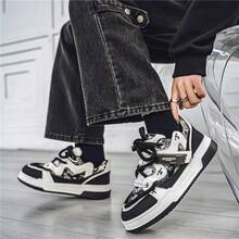 New Soft Sole Comfortable Casual Sports Shoes For Women - Black and White - View 6