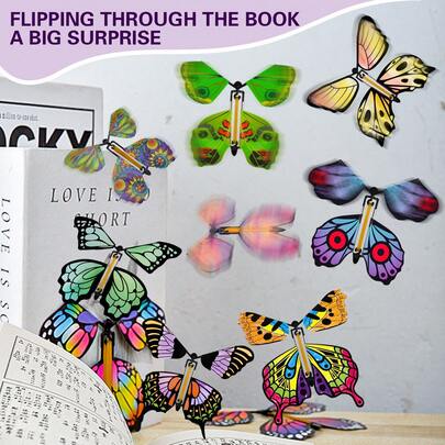 Children's Creative Hand-Painted Butterflies DIY Butterfly Toy Set Creative Coloring Butterfly Craft Toys Kids' Craft Kit Enhances Children's Hands-On Skills And Creative Thinking Suitable For Boys And Girls Aged 3 And Up Ideal Birthday Gift Or Holiday Present