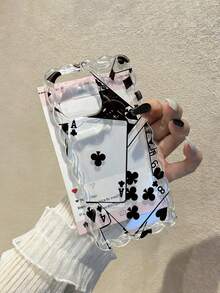 Ốp lưng điện thoại TPU cao cấp, màu kem, họa tiết đan lượn sóng, tối giản, kèm phụ kiện vòng tay hạt cườm, tương thích với iPhone 17pro/17Air/17/17promax 16/11/16pro/16plus/16promax/16e/15Promax/13/14/12/XS/XR/7G/8PXR/7/8, 15Promax, 13, 14. - Nhiều màu - Xem 6