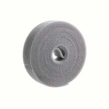 1 Roll/3 Rolls 1cm X 300cm/100cm Black/White/Gray Cable Organizer, Back-To-Back Hook And Loop Strap, Nylon Self-Adhesive Hook Tie Wrap, Cable Management, Multi-Purpose Binding Strap - Multicolor - View 15