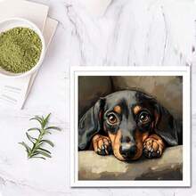 1pc Diamond Painting Kit, Round Diamond Dot Painting DIY, Full Drill Art And Craft, Suitable For Home Wall Decor Gift - Multicolor - View 4