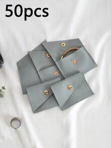 50/10/1pc Microfiber Gift Pouch Small Jewelry Presents Pouches For Necklace Christmas Wedding Gift Package Envelope Bags Small Gift Packaging For Children Birthday Favor Candy Pouches Microfiber Velvet Bag Gift Bags - CX-cFX - View 24