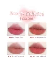 NOVO 哑光磨砂罐不粘腻唇泥柔滑丝绒美白唇膏，适用于唇部、脸颊和眼部，秋冬Y2K风格，是朋友聚会、生日、礼物的理想之选。 - 10#乾枯花蕾 - 查看 7