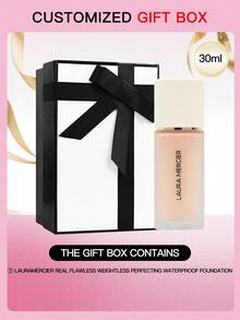 Laura Mercier REAL 无瑕轻盈持久粉底液 1C2 雪纺色 / 1N2 香草色 / 0W1 缎光色 / 0N1 丝绸色 30毫升 - 30ml-#1C2 - 查看 1