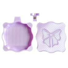 1Pc Cute Bow-Shape Magnetic Diamond Painting Tray With Separate Lid – Easy Sorting & Storage - Multicolor - View 9