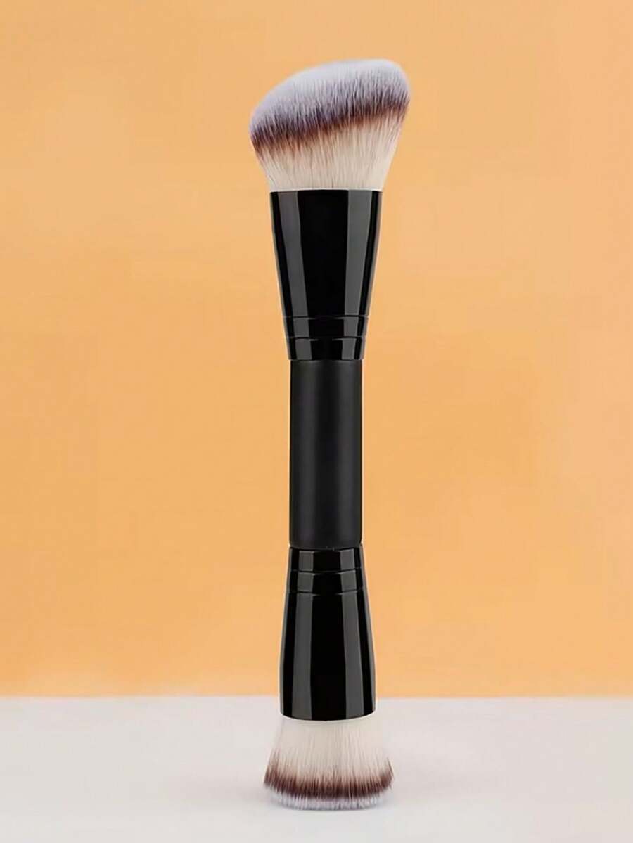 High Quality Soft Dual-Ended 2-In-1 Makeup Brushes - Blush, Contour, Powder, Setting, Sculpting Brushes, Travel Friendly Cosmetic Tools