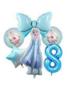 6pcs Theme Birthday Party Decoration Foil Balloons, Suitable For Home Party Decoration, Halloween Christmas Balloon Decoration - Multicolor - View 19