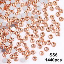 SS6 2MM-SS30 6.4MM, 7 Sizes, Non-Hot Fix, Adhesive Round Flat Bottom Glass Crystal Rhinestones, Multi-Color Crystal Gemstone Jewelry Beads DIY Glass Stone Diamond Design Accessories, Glitter Nail Art Stickers Decoration, Suitable For Phone Cases, Clothes, Bags, Shoes, Crafts - Multicolor - View 22