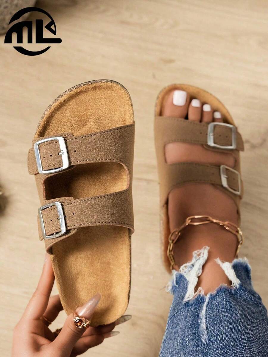 Plus Size Women's Comfortable Retro Open Toe Sandals - Adjustable Strap, Casual Walking Shoes - Suitable For Indoor And Outdoor Use, Unisex Flat Sandals, Plus Size Sandals